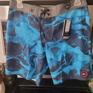 Quiksilver Men's Blue Swim Shorts